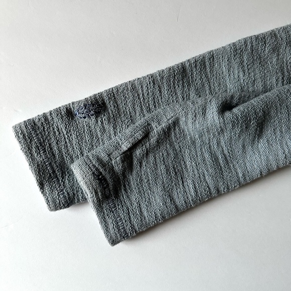 Free People Movement Women's Criss Crossed Sweat in Denim Gray Sz Medium Hoodie - Picture 9 of 10